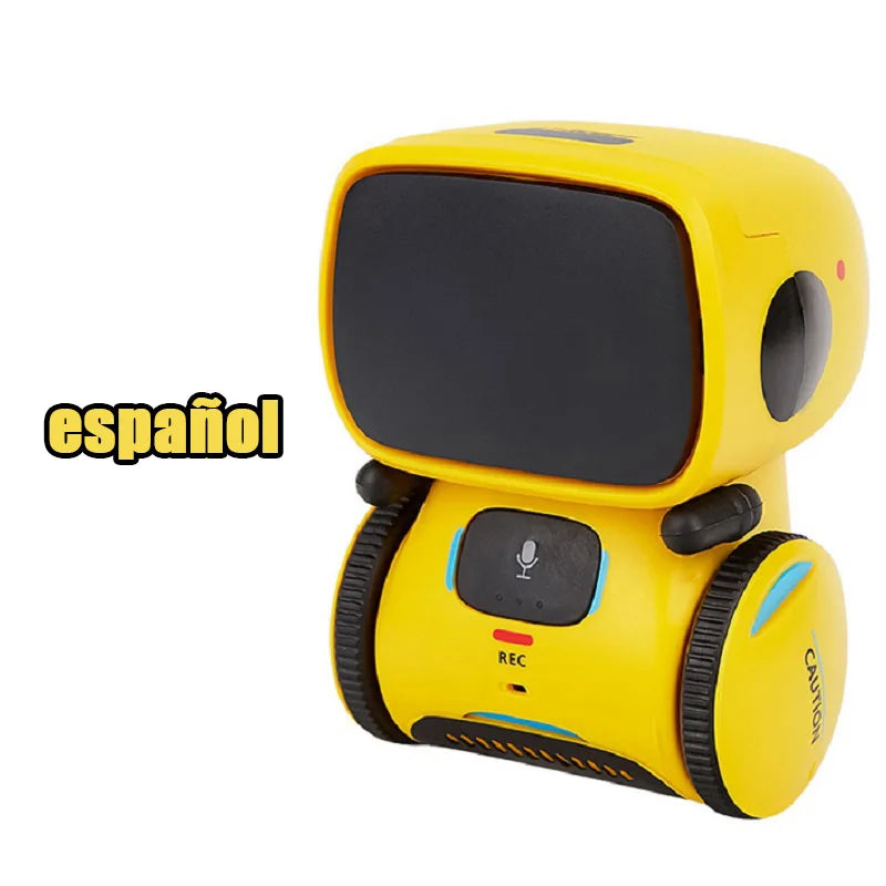 Toy Robot Intelligent Robots Russian &amp; English &amp; Spanish Version Voice &amp; Touch Control Toys Interactive Educational RC Robot