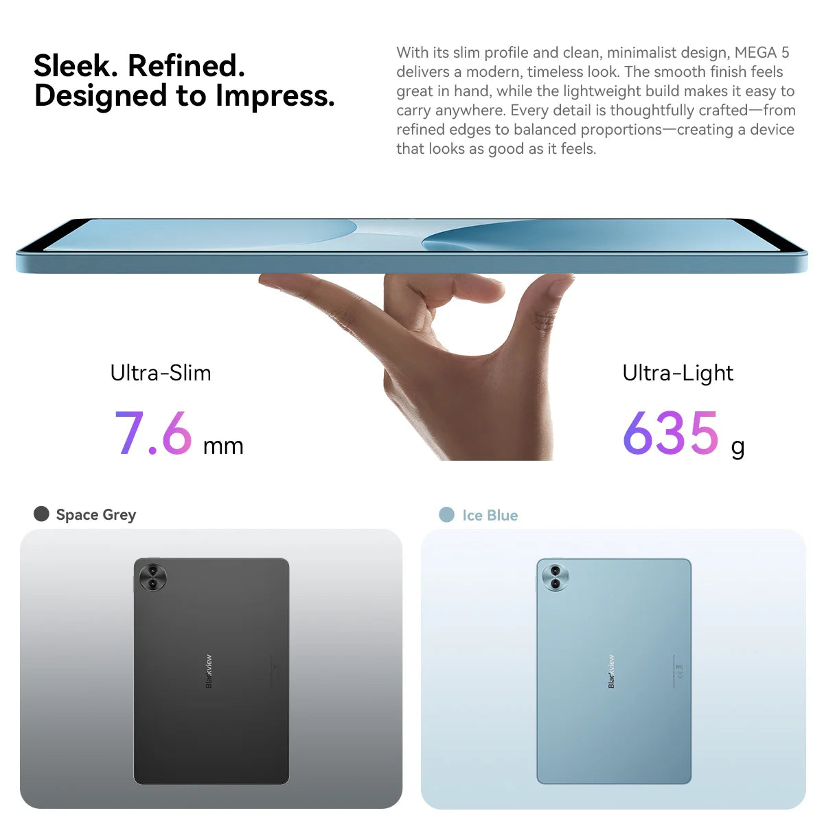 【World Premiere】 MEGA 5 AI Tablet 12.2" 2.4K 120Hz Display 12GB 256GB 10000Mah 55W Charging 4G Android 16 PC Pad ﻿