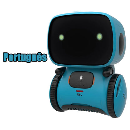 Toy Robot Intelligent Robots Russian &amp; English &amp; Spanish Version Voice &amp; Touch Control Toys Interactive Educational RC Robot