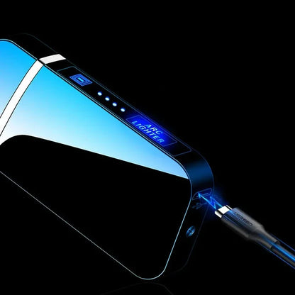 2025 Smart Chip Electric Dual Arc USB Lighter Outdoor Windproof Pulse Plasma Flameless Digital Power Display Lighter Men Gifts