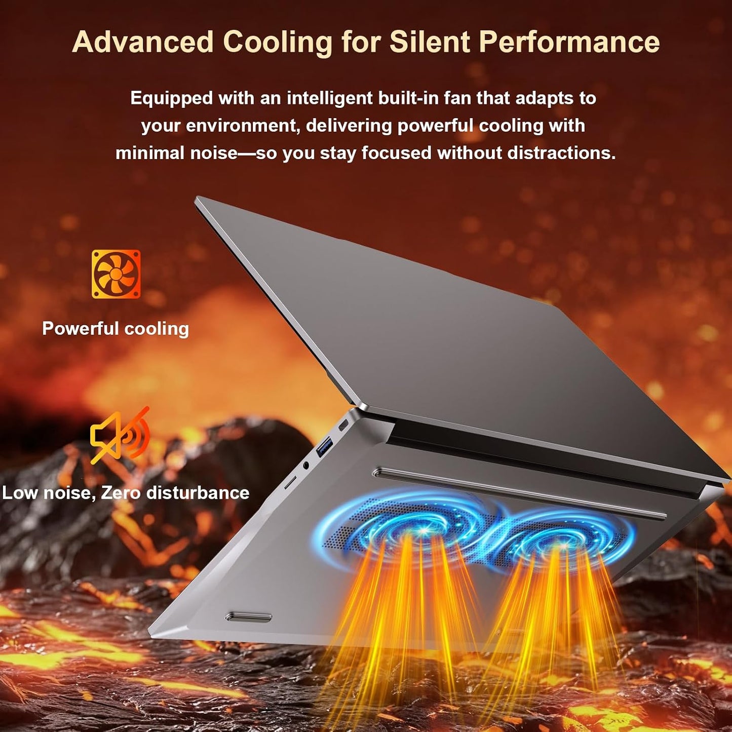 14.1" Laptop Computer,Celeron N (Up to 2.4Ghz), 6GB RAM 128GB SSD, Win 10, Ultra-Slim 1.2Kg Body, Dual-Band Wifi, Mini HDMI Port, 14.1-Inch Display, for Student and Home Office Use