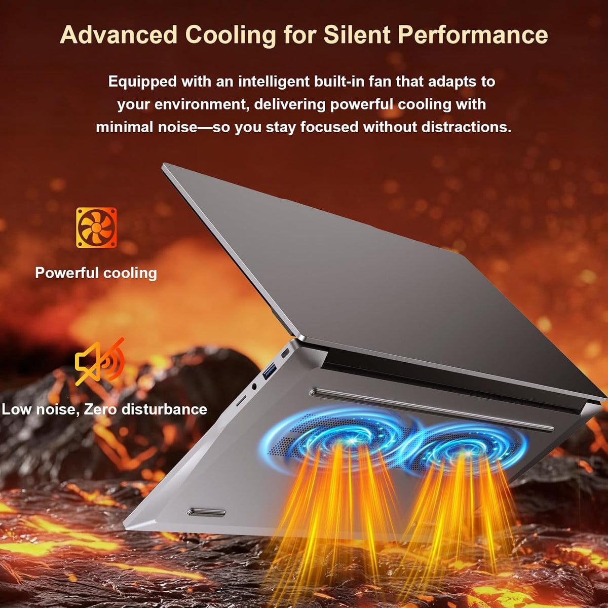14.1" Laptop Computer,Celeron N (Up to 2.4Ghz), 6GB RAM 128GB SSD, Win 10, Ultra-Slim 1.2Kg Body, Dual-Band Wifi, Mini HDMI Port, 14.1-Inch Display, for Student and Home Office Use