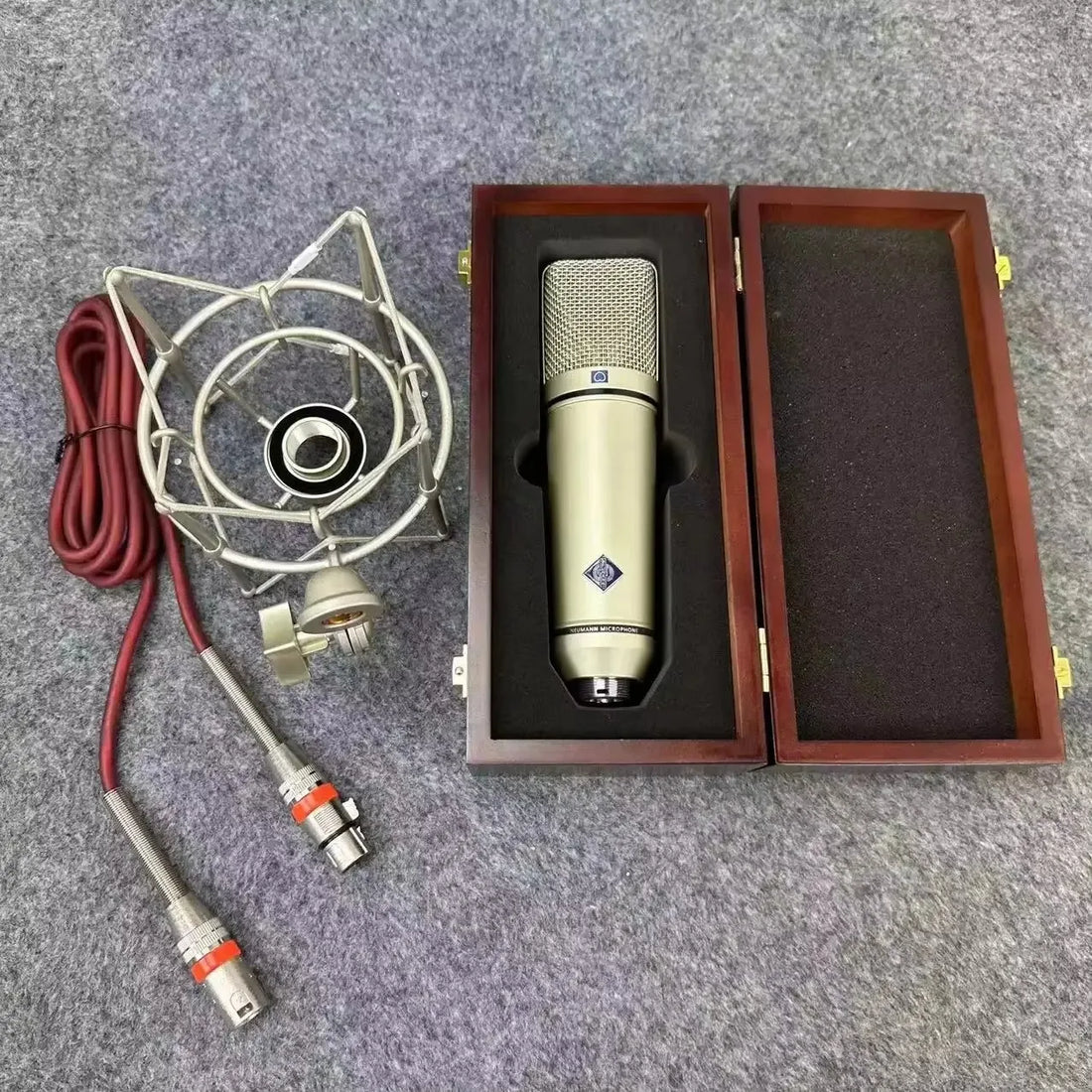 Original Brand U87 Microphone Metal Professional Condenser Studio Microphone for Recording Singing Podcast Sound Card Youtube