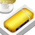 2025 Smart Chip Electric Dual Arc USB Lighter Outdoor Windproof Pulse Plasma Flameless Digital Power Display Lighter Men Gifts