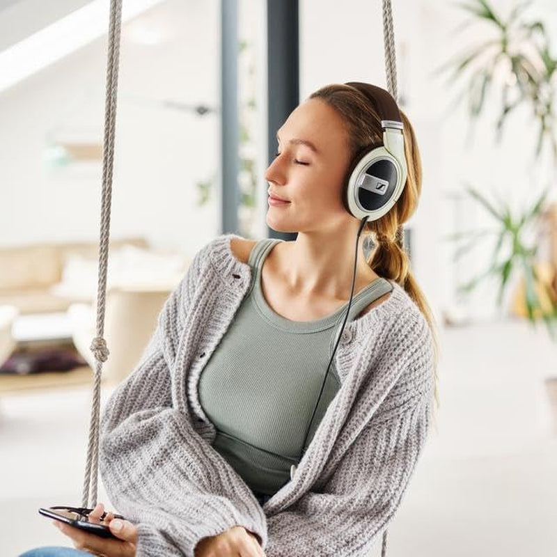 HD 599 - Open-Back Headphones with Premium Design, Natural Balanced Audio and Comfortable Fit, Black