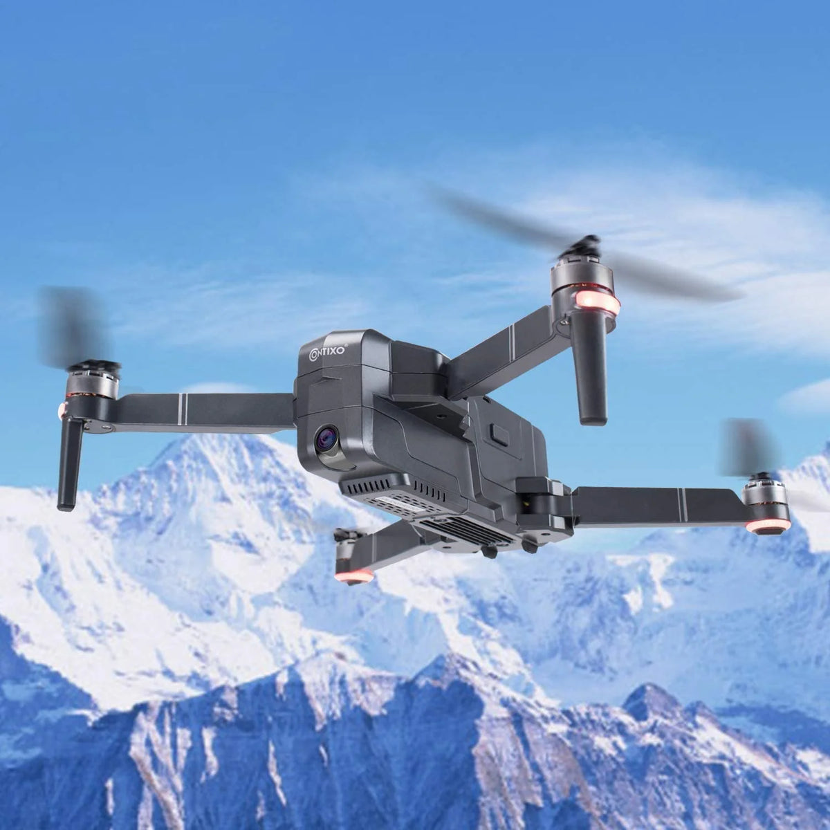 F24 Pro GPS Drones for Adults with Camera, 4K RC Drone with 30-Min Flight and 1600 Ft Range, Foldable, Black