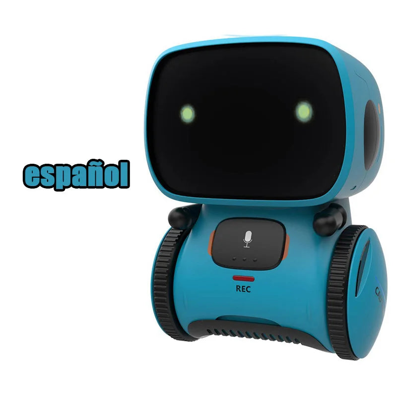 Toy Robot Intelligent Robots Russian &amp; English &amp; Spanish Version Voice &amp; Touch Control Toys Interactive Educational RC Robot