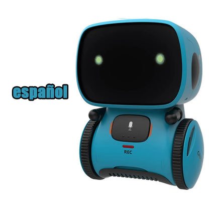 Toy Robot Intelligent Robots Russian &amp; English &amp; Spanish Version Voice &amp; Touch Control Toys Interactive Educational RC Robot