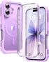Magnetic for Iphone 17 Case 6.3", Compatible with Magsafe – Full-Body Bumper, Military-Grade Drop Proof with Built-In Touch-Sensitive Anti-Scratch Screen Protector, Purple