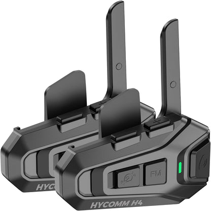 H4 Motorcycle Bluetooth Headset – 4-Rider, 2km, 35H, IP67, 2 Pack