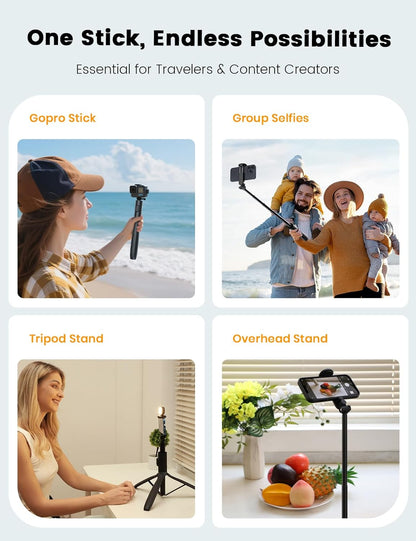 NT99 Tripod Stand 67.7" – Phone, Camera &amp; GoPro, Remote, Content Creator