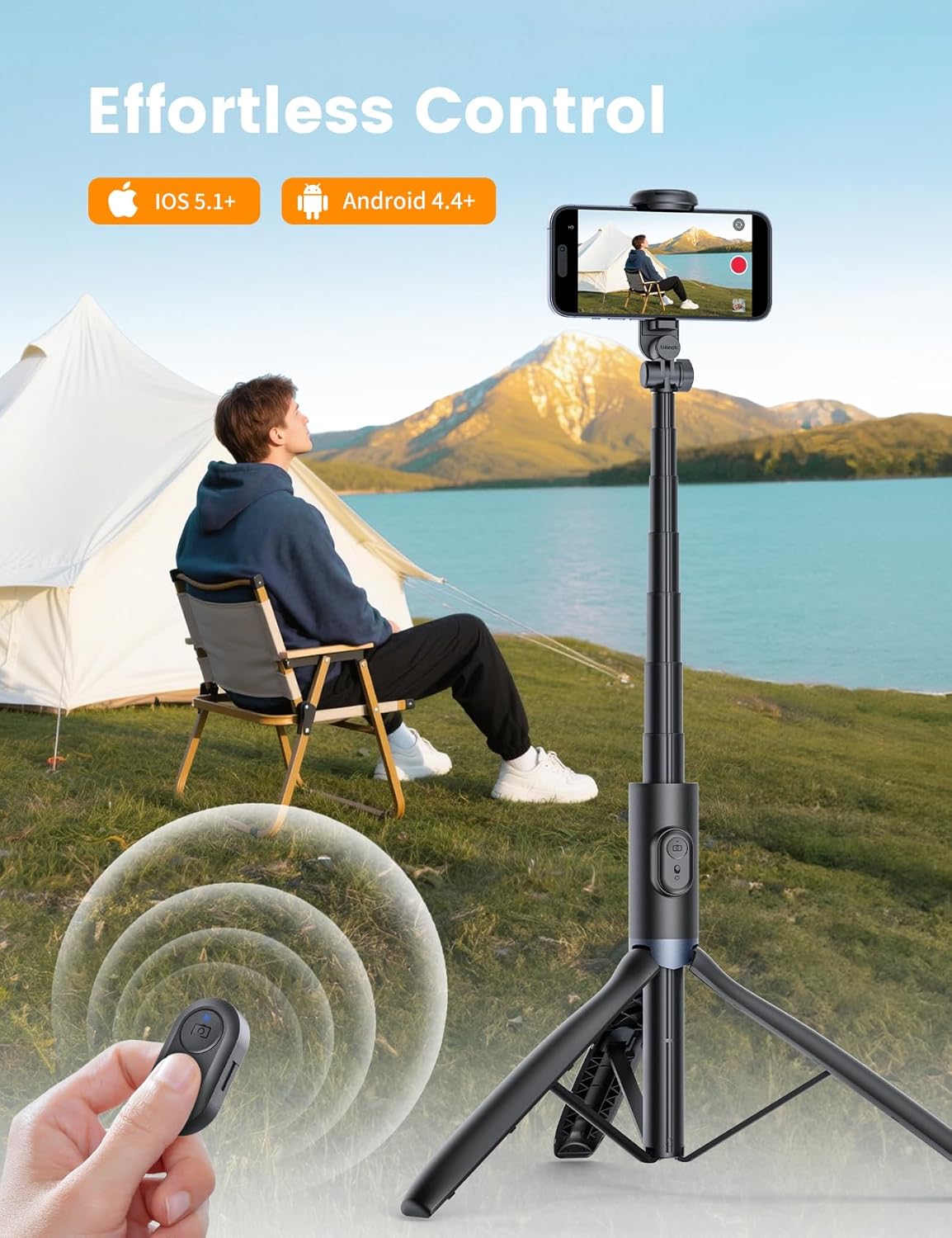 NT99 Tripod Stand 67.7" – Phone, Camera &amp; GoPro, Remote, Content Creator