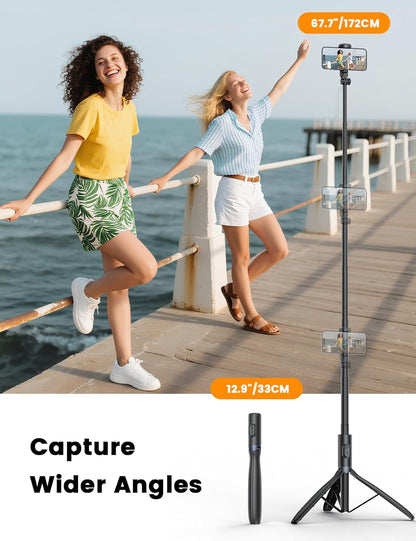 NT99 Tripod Stand 67.7" – Phone, Camera &amp; GoPro, Remote, Content Creator