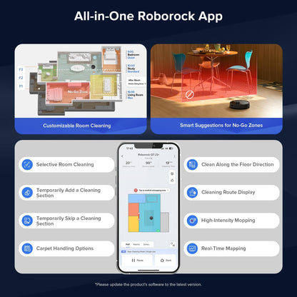 Roborock Q7 L5+ Robot Vacuum &amp; Mop – Self-Empty, 8000Pa, Pet Hair &amp; Carpet