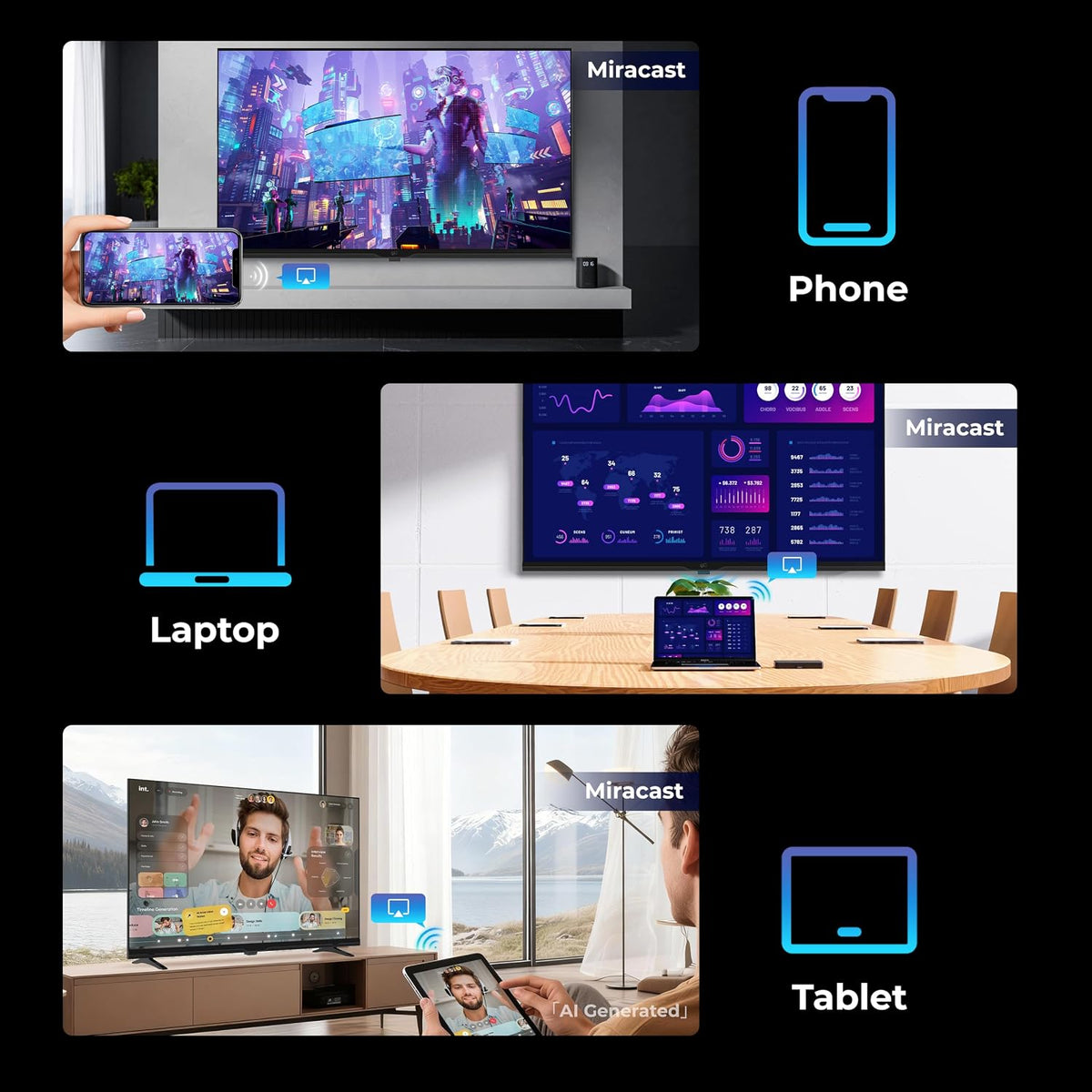 32 Inch Smart TV 720P HD Powered by Tizen OS Compatible with Samsung TV Plus, Dolby Audio, HDR 10, Gaming Hub, Smartthings, Voice Control, Built-In Miracast, Flat Screen Television (AT32-P1, 2026)