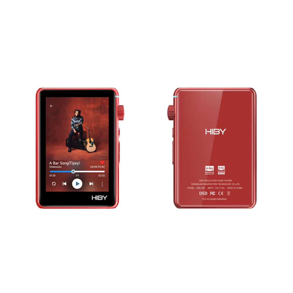 R3 II 2025 / R3 Gen 2 Music Player Bluetooth 5.1 Wifi MQA16X DSD256 Web Radio USB Audio Dongle DAC X1600E ES9219C 3.2‘’