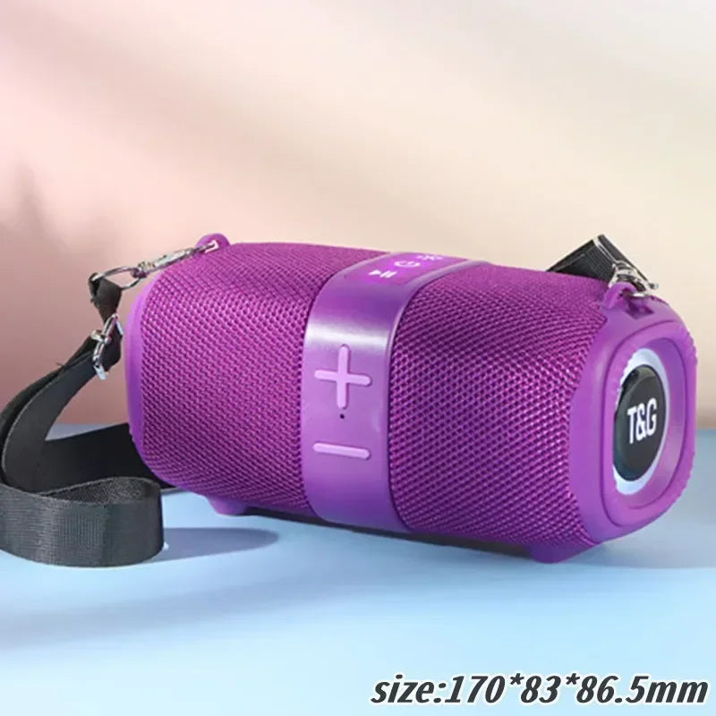 TG667 Outdoor Protable Wireless Bluetooth Speaker Dual Speaker Bluetooth 5.3 Subwoofer with RGB Support FM /TF Card/Usb Disk