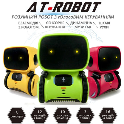 Toy Robot Intelligent Robots Russian &amp; English &amp; Spanish Version Voice &amp; Touch Control Toys Interactive Educational RC Robot