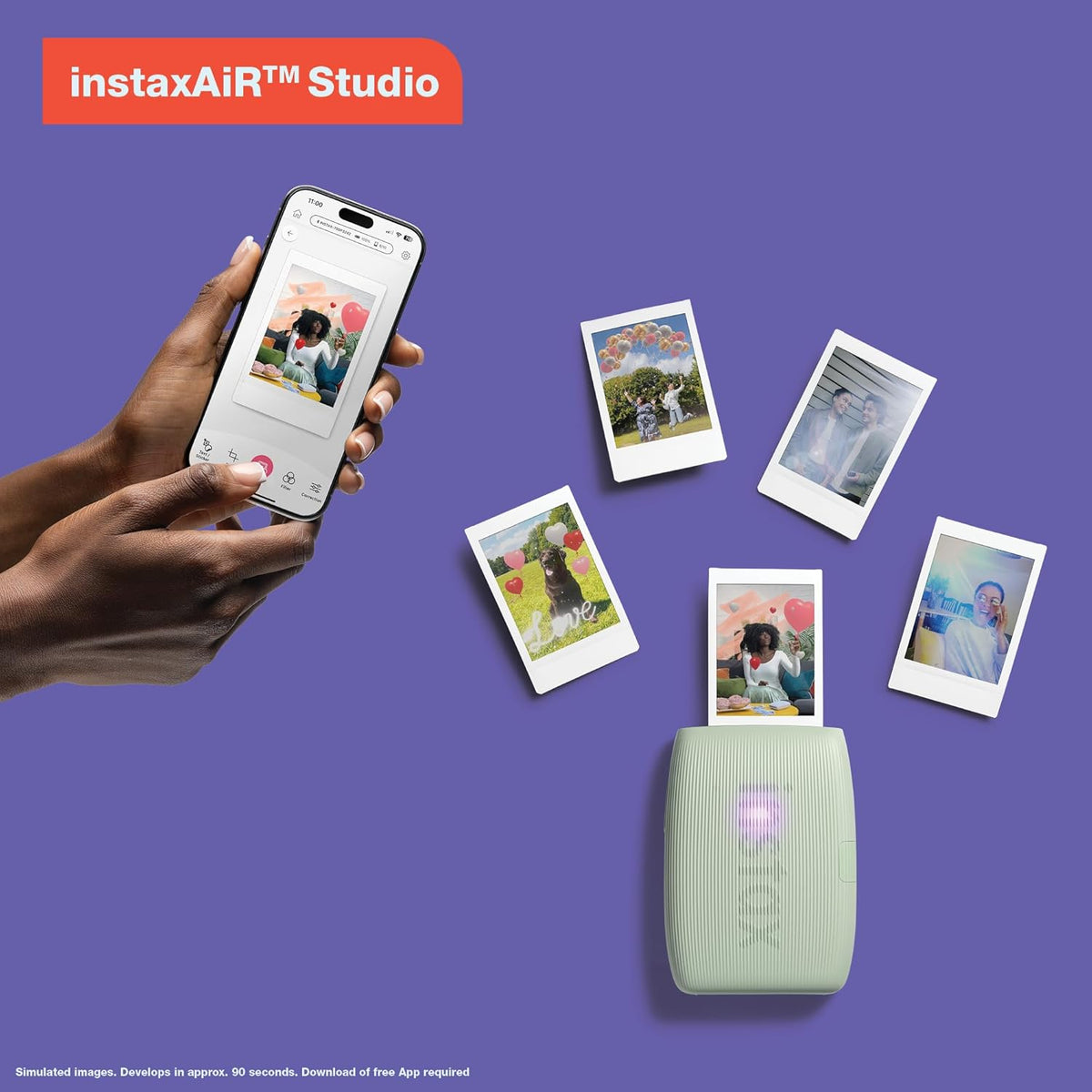Instax Mini Link 3 Smartphone Printer - Clay White