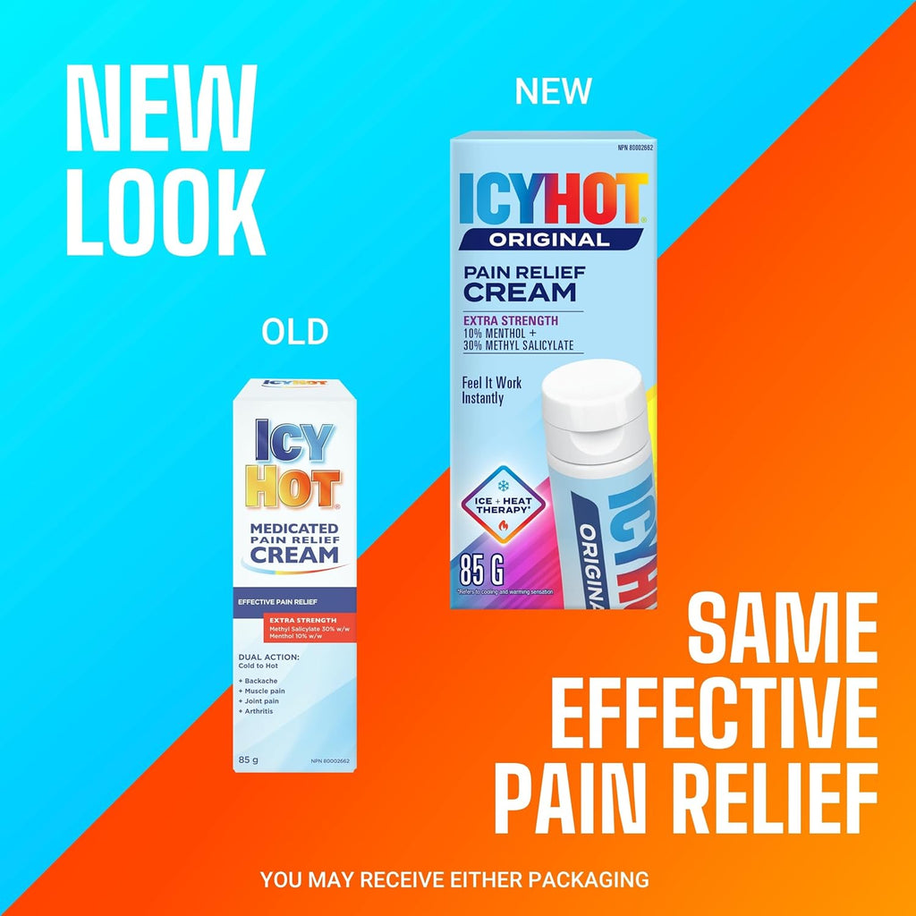 Original Extra Strength Pain Relief Cream – Fast‑Acting Muscle and Joint Relief with Menthol and Methyl Salicylate, 85 G