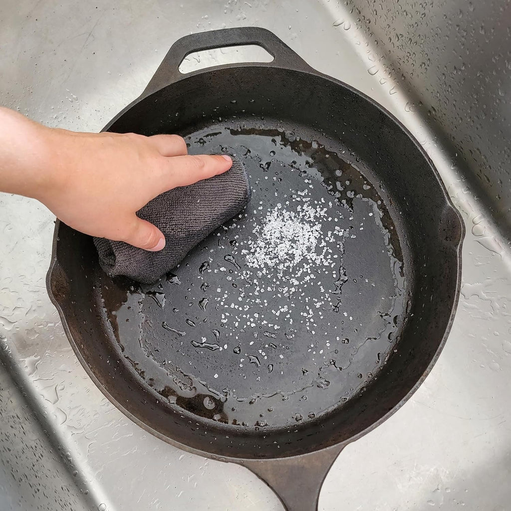 -Ultimate Cast Iron Care Set Seasoning Oil,Cleaning Soap & Restoring Scrub | 100% Plant-Based & Best for Cleaning,Washing,Restoring & Seasoning Cast Iron Skillets,Pans,Grills and More!