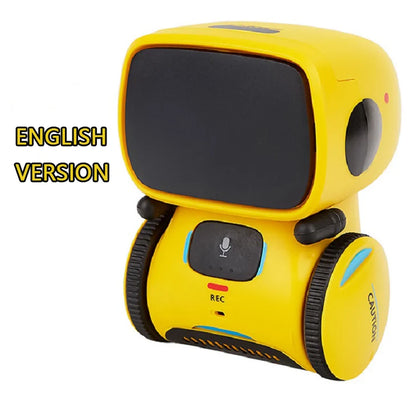 Toy Robot Intelligent Robots Russian &amp; English &amp; Spanish Version Voice &amp; Touch Control Toys Interactive Educational RC Robot