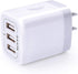 USB Charger Cube, Wall Charger Plug,  3.1A 3-Muti Port USB Adapter Power Plug Charging Station Box Base for Iphone 17 16 15 14 13 12 Pro Max Mini SE 11 Pro Max Samsung Phones Charging Block