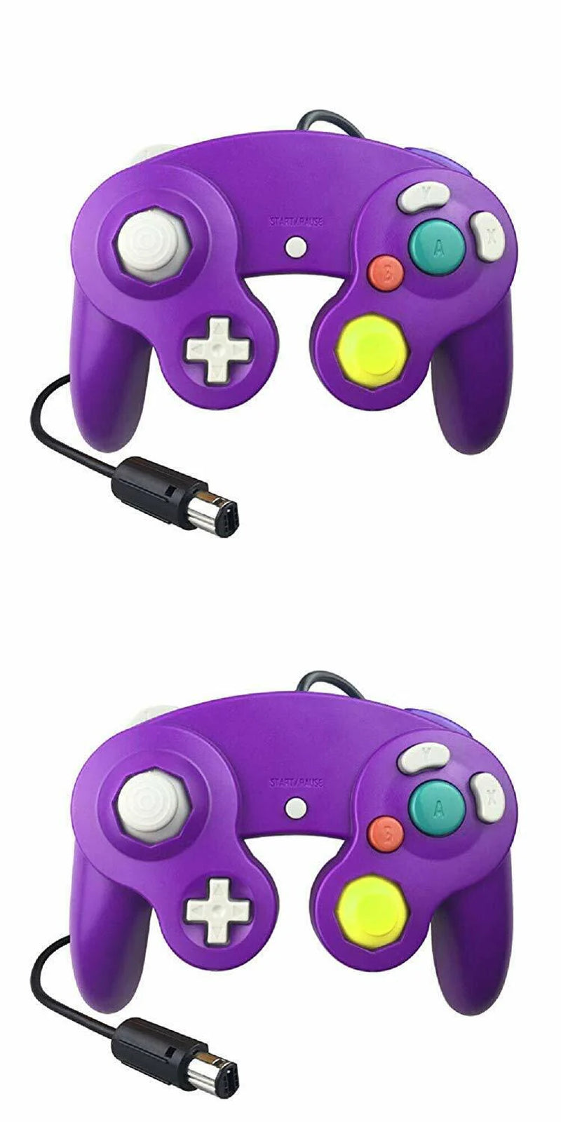 2 Pack Wired NGC Controller Gamepad for Nintendo Gamecube GC &amp; Wii U Console USA