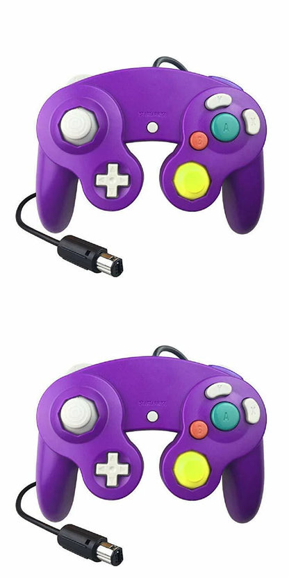 2 Pack Wired NGC Controller Gamepad for Nintendo Gamecube GC &amp; Wii U Console USA