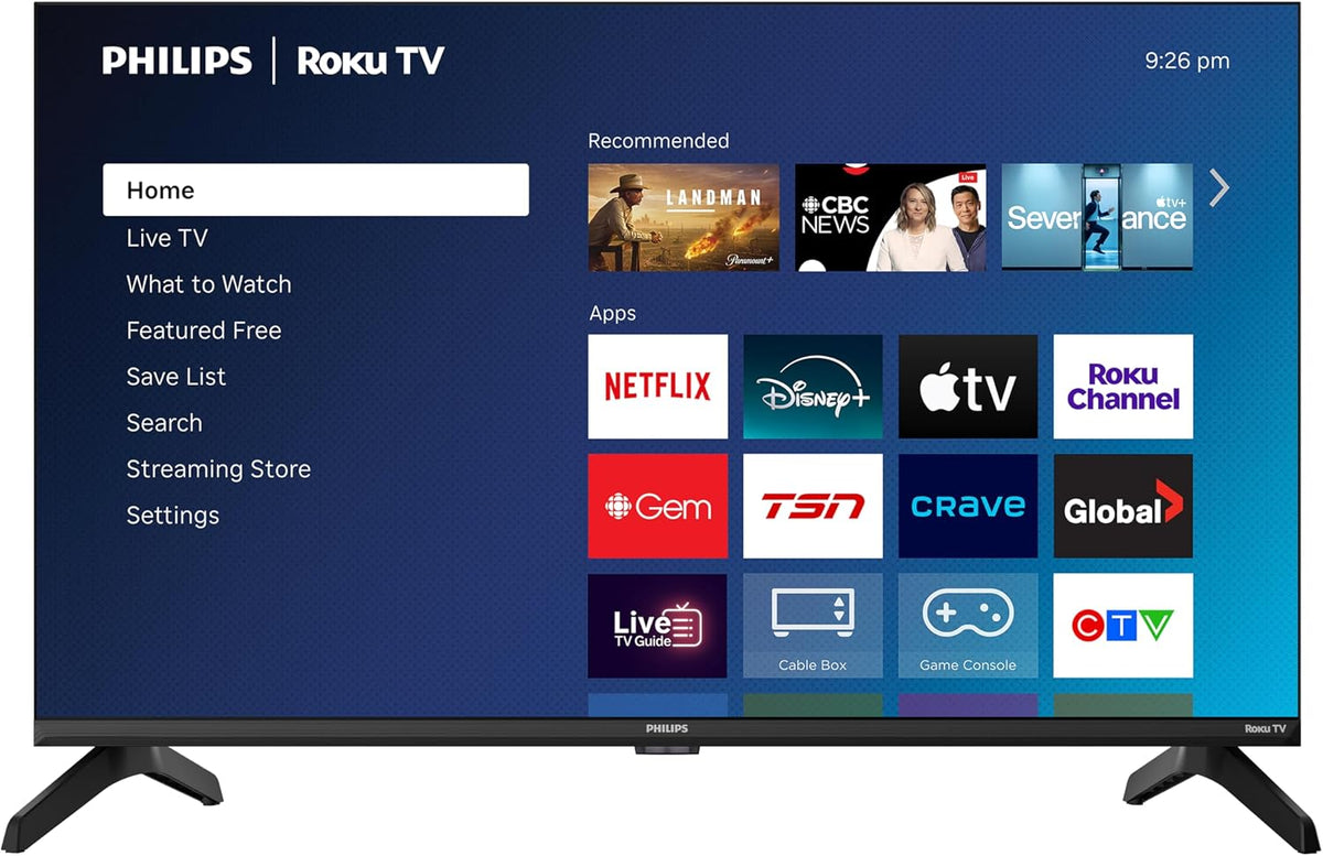 32PQF7666/F6 7600 Series HD QLED 32-Inch HD QLED Roku TV