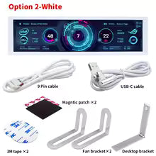 8.8" USB Secondary Monitor – IPS, Type-C, CPU/GPU Display