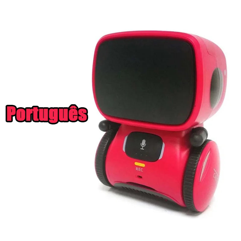 Toy Robot Intelligent Robots Russian &amp; English &amp; Spanish Version Voice &amp; Touch Control Toys Interactive Educational RC Robot