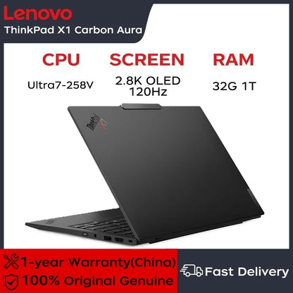 Lenovo Thinkpad X1 Carbon Aura 14" 2.8K OLED 120Hz Ultra7-258V  ARC Xe2 Graphics 32G LPDDR5X 1TB/2TB SSD Notebook PC