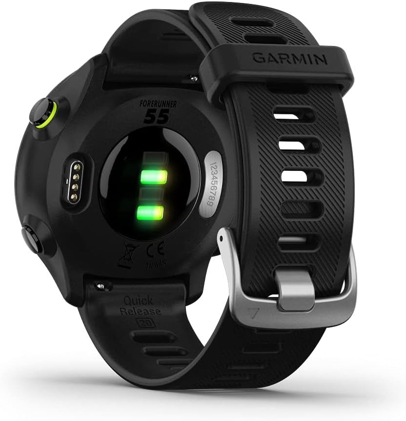 Forerunner 55, GPS Running Watch with Daily Suggested Workouts, up to 2 Weeks of Battery Life, Black