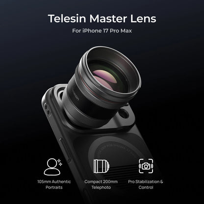 HD 105Mm Authentic Portraits Telephoto Phone Camera Optics 2X Zoom Telephoto Lens Telephoto for Iphone 17 Pro Promax