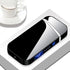 2025 Smart Chip Electric Dual Arc USB Lighter Outdoor Windproof Pulse Plasma Flameless Digital Power Display Lighter Men Gifts
