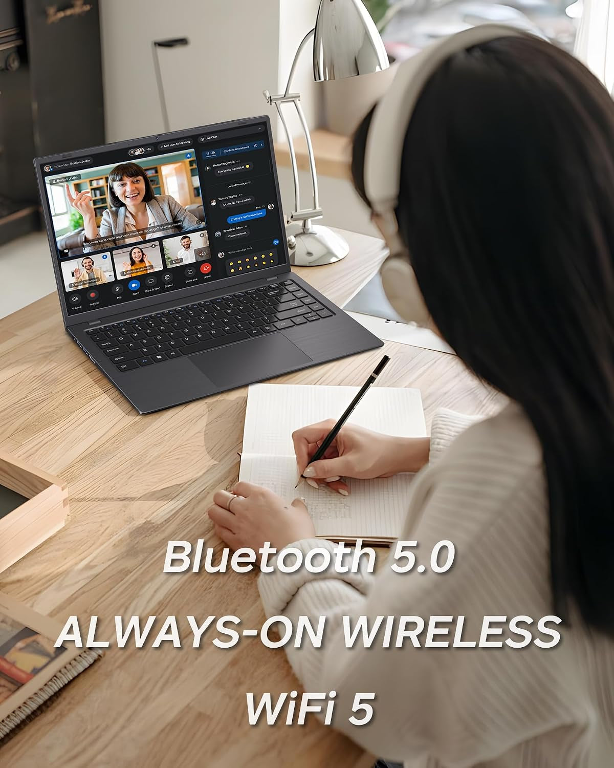 Laptop Computer, 12GB RAM 256GB SSD Laptops with Pentium 6500Y (Up to 3.4Ghz), 14 Inch FHD IPS Display, USB 3.2,USB C, Lightweight Laptop for Work, School, Multitasking &amp; Travel