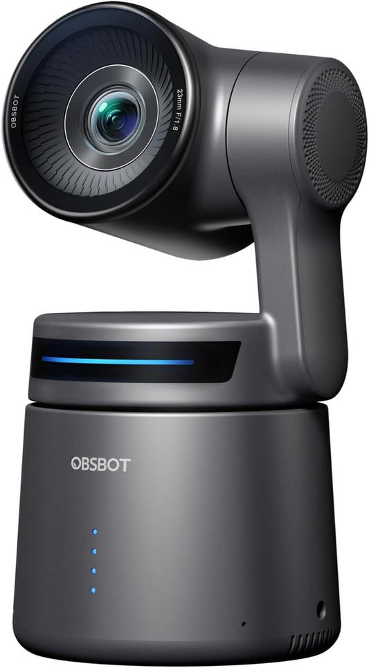 Tail Air Streaming Camera 4K, AI Tracking PTZ Camera with NDI Support, Intelligent APP, Gesture Control, Hdmi/Usb-C/Wifi Video Camera for Streaming, Youtube, Church, Worship, Sports, Etc.