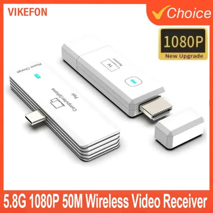 60Hz Hdmi-Compatible Wireless Video Audio 50M 1080P Transmitter Receiver Wireless Display Adapter from PC to Projector &amp; Monitor