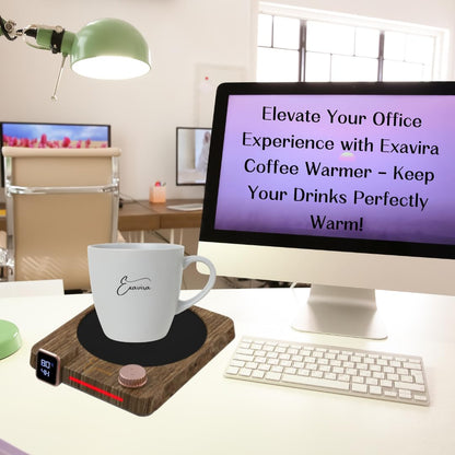 Coffee Warmer, Coffee Mug Warmer for Desk, 9 Temp Settings (104°F-176°F), 40W Fast Heating, Auto Shut off Perfect for Coffee, Tea, Milk, Hot Beverage, Gift for Men, Women, Office &amp; Home Use