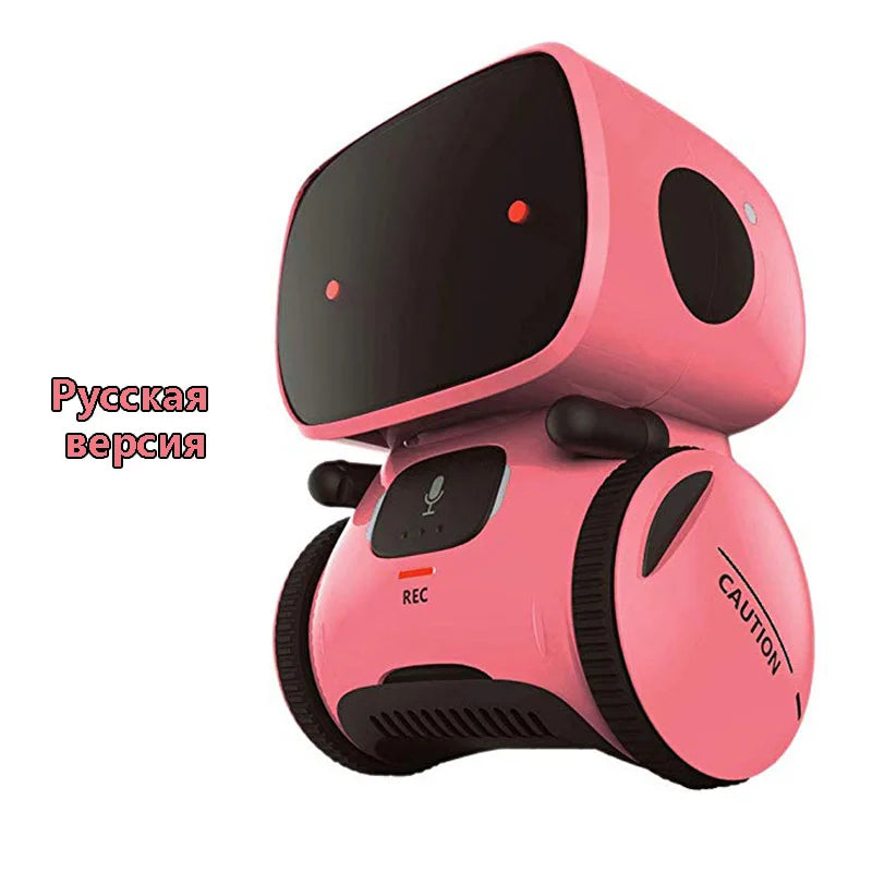 Toy Robot Intelligent Robots Russian &amp; English &amp; Spanish Version Voice &amp; Touch Control Toys Interactive Educational RC Robot