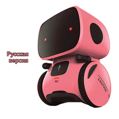 Toy Robot Intelligent Robots Russian &amp; English &amp; Spanish Version Voice &amp; Touch Control Toys Interactive Educational RC Robot
