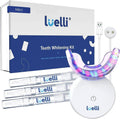 Teeth Whitening Kit with 32 LED Accelerator Light, Wireless Mouth Tray, 20+ Treatments, Enamel Safe, Suitable for Sensitive Teeth, Home & Travel Use