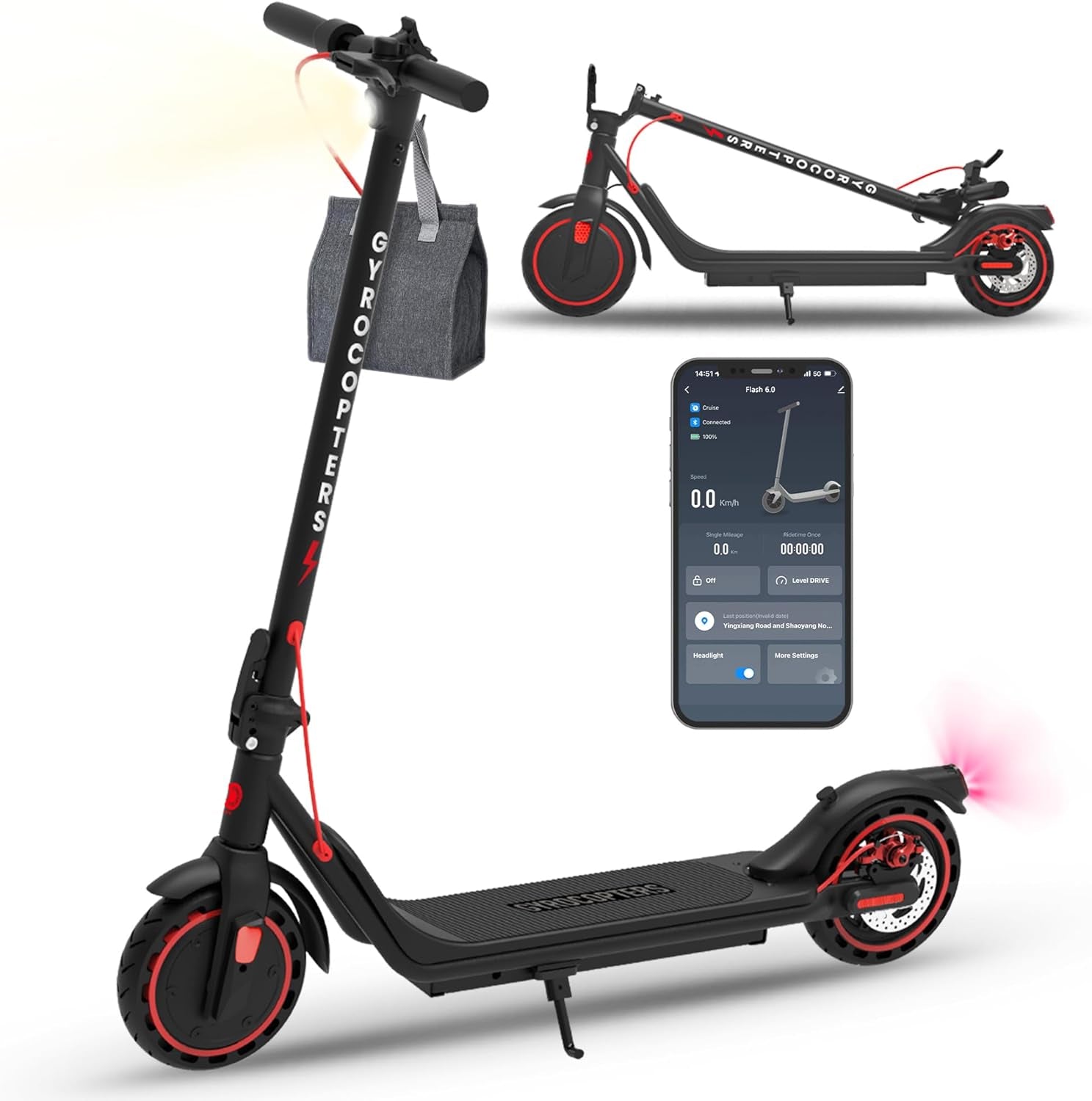 Electric Scooter for Adults, Teens & Kids 8-12 | Flash Kidz/Flash 6.0/Flashx | 150/350W Speed 19/30Kmph Upto 11/30Km, Bright LED Light 6.5"/8.5" Foldable E Scooter UL2272 Safety Approved