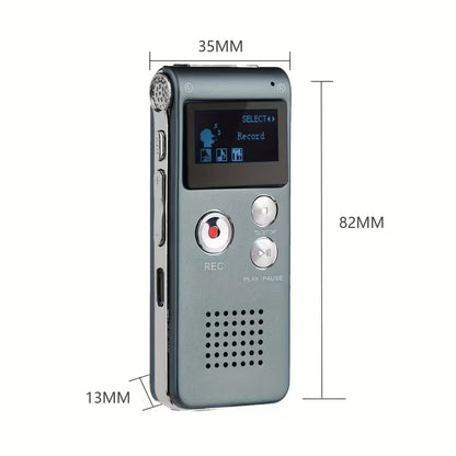 16GB Digital Voice Recorder – Sound Activated, Lectures, Meetings
