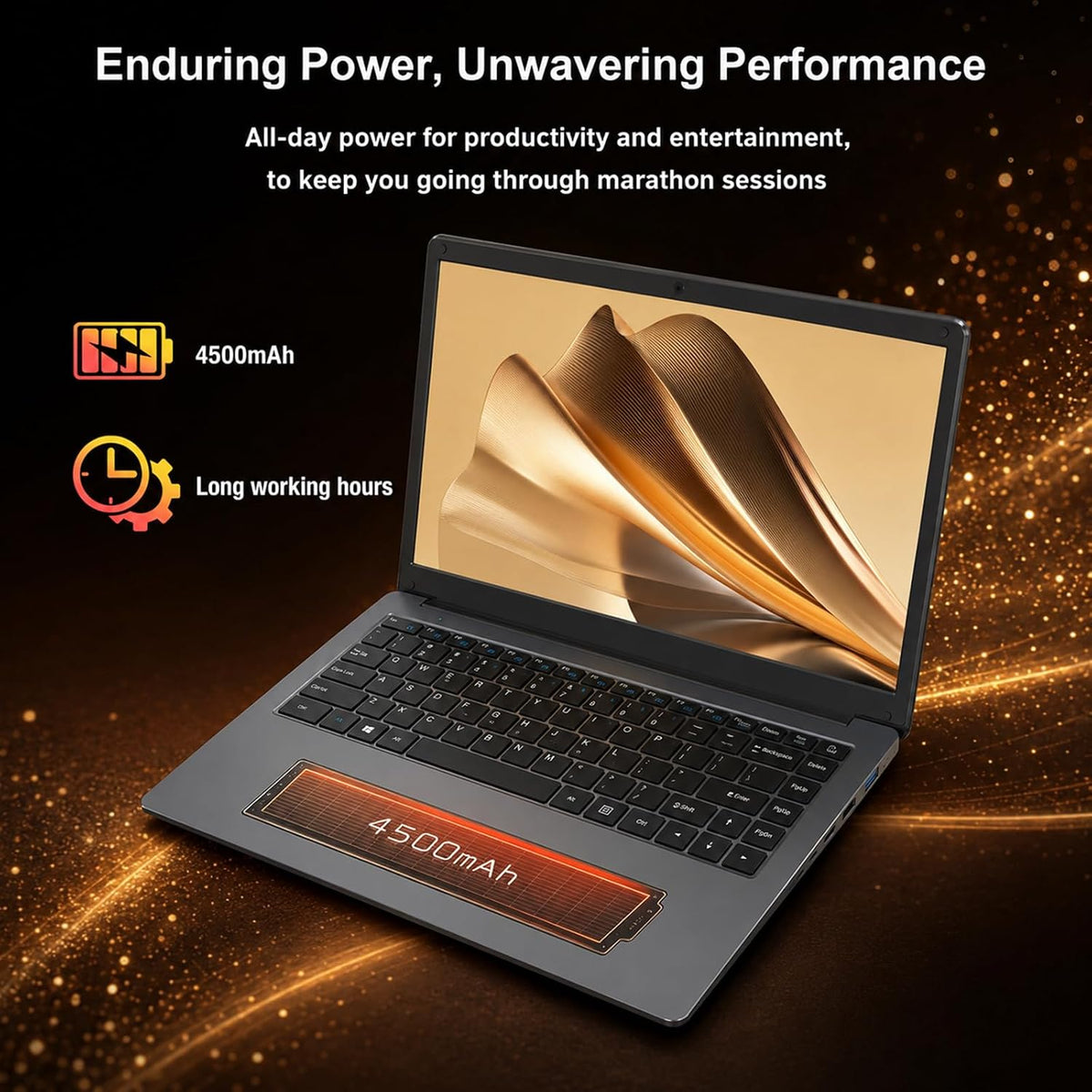 14.1" Laptop Computer,Celeron N (Up to 2.4Ghz), 6GB RAM 128GB SSD, Win 10, Ultra-Slim 1.2Kg Body, Dual-Band Wifi, Mini HDMI Port, 14.1-Inch Display, for Student and Home Office Use