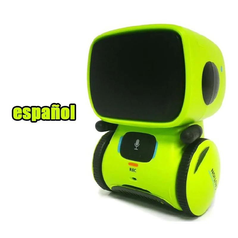 Toy Robot Intelligent Robots Russian &amp; English &amp; Spanish Version Voice &amp; Touch Control Toys Interactive Educational RC Robot