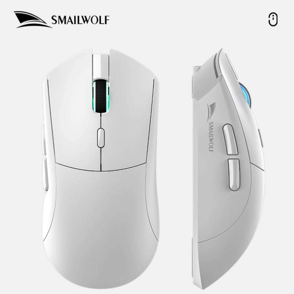 RS7 Bluetooth Wireless Three-Mode E-Sports Gaming Mouse 2000DPI Six-Speed Adjustable PAW3311 Gaming Office Mouse