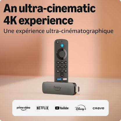 Fire TV Stick 4K plus (Newest Model), Streaming Device, Hundreds of Thousands of Movies and TV Episodes, Supports Wi-Fi 6, Watch Free &amp; Live TV, Designed for Alexa+