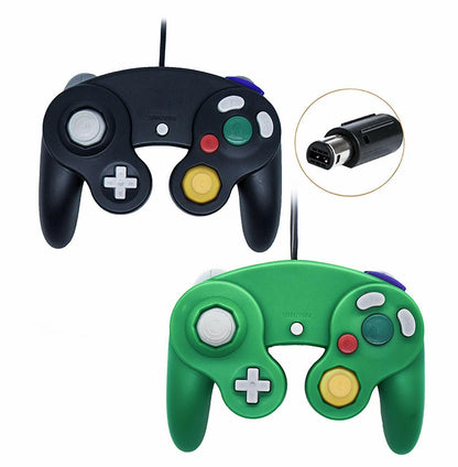 2 Pack Wired NGC Controller Gamepad for Nintendo Gamecube GC &amp; Wii U Console USA